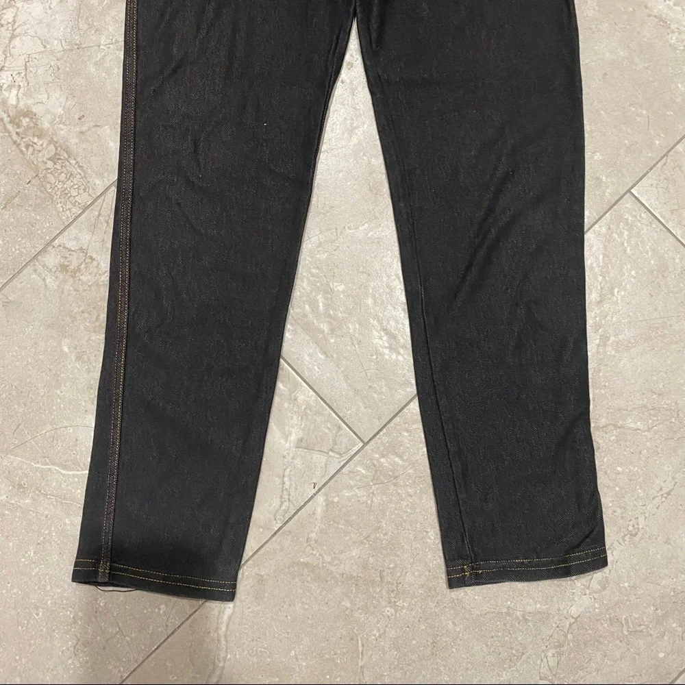 Kids The Children's Place Girls Black Denim Jeggings Leggings Pants L 10/12